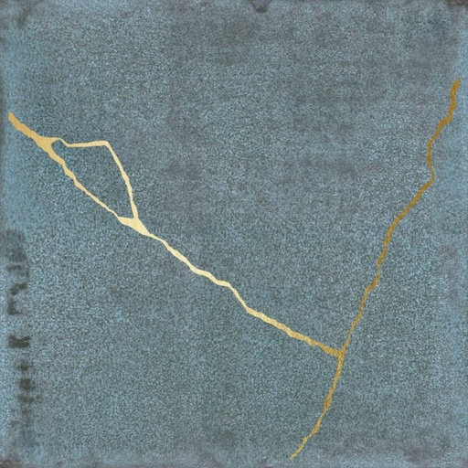 [WE1224] CX 12,5x12,5 Wow Enso Kintsugi Blue (0,556m²/36st/doos)