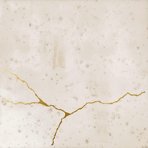 [WE1221] CX 12,5x12,5 Wow Enso Kintsugi Ivory (0,556m²/36st/doos)