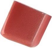 [AR2245] CX Adex  Rivièra Angulo Bullnose Trim Monaco Red (per stuk)