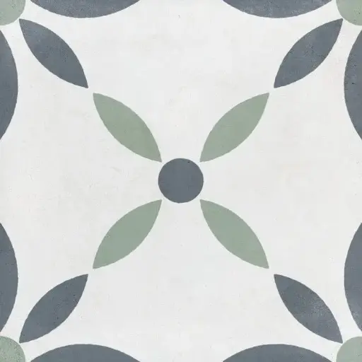 [37271] HARMONY HAVANA 22,3x22,3 White Flower (0,65m²/13st/doos)