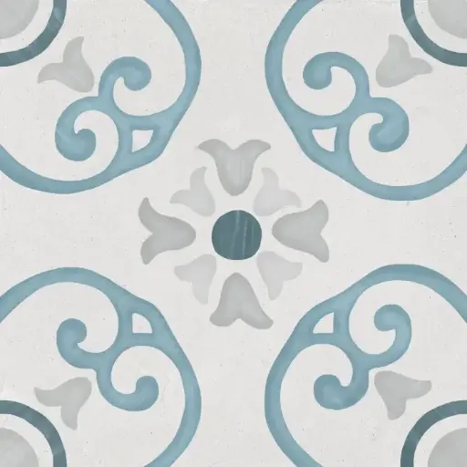 [1032923] NOHA SHARQ 22,3x22,3 Blue Dhalia (0,65m²/13st/doos)