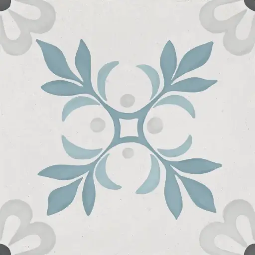 [1032925] NOHA SHARQ 22,3x22,3 Blue Garden (0,65m²/13st/doos)
