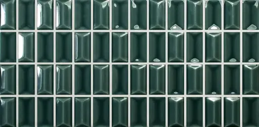 [WC1205-[T225]] CX 12,5x25 Wow 3D Bars Diamond Emerald Gloss (0,406m²/13st/doos)