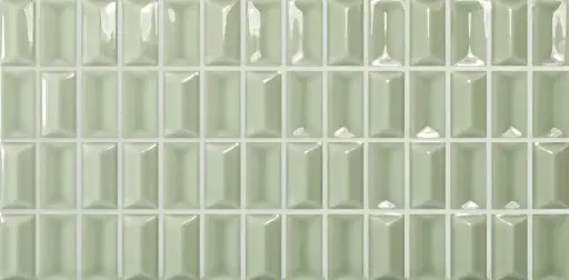 [WC1204-[T225]] CX 12,5x25 Wow 3D Bars Diamond Jade Gloss (0,406m²/13st/doos)