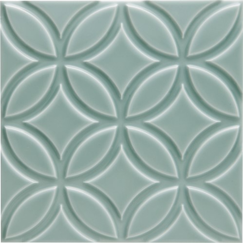 [SN1866-T149]] CX 15x15 Adex Neri Liso Botanical Sea Green (1,07m²/47st/doos)