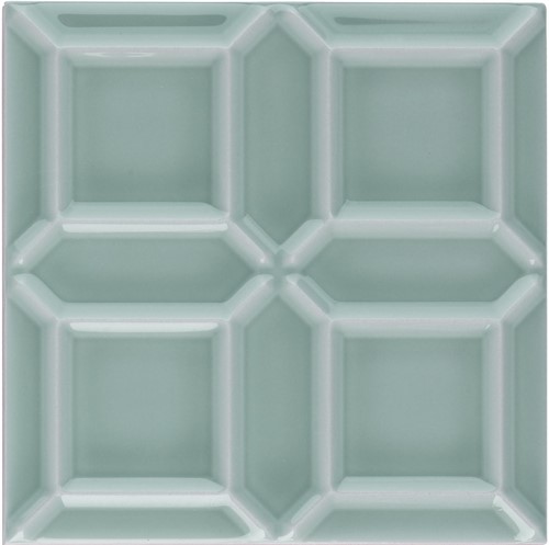 [SN1876-T149]] CX 15x15 Adex Neri Liso Edge Sea Green (0,91m²/40st/doos)