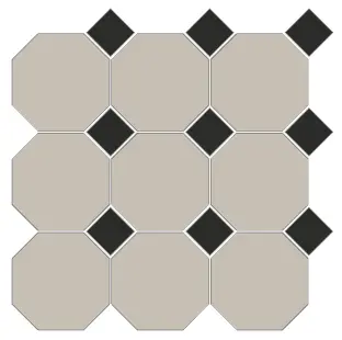 [5FB100100REOT4] CESI FULL-BODY 10x10 OTTAGONO (op vel) Alluminio-Carbonio (1m²/11vel/ds)