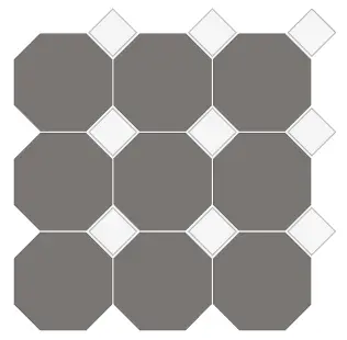 [5FB100100REOT25] CESI FULL-BODY 10x10 OTTAGONO (op vel) Nickel-Fluoro (1m²/11vel/ds)