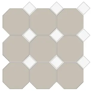 [5FB100100REOT39] CESI FULL-BODY 10x10 OTTAGONO (op vel) Alluminio-Fluoro (1m²/11vel/ds)