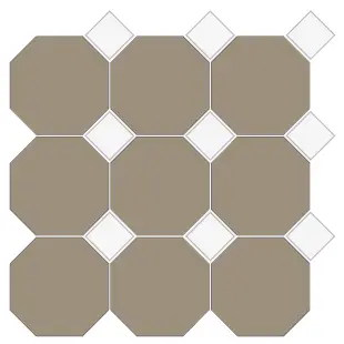 [5FB100100REOT48] CESI FULL-BODY 10x10 OTTAGONO (op vel) Xeno-Fluoro (1m²/11vel/ds)