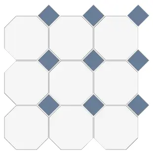 [5FB100100REOT81] CESI FULL-BODY 10x10 OTTAGONO (op vel) Fluoro-Zaffiro (1m²/11vel/ds)