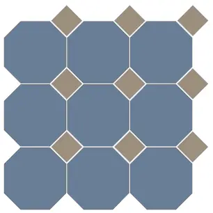 [5FB100100REOT109] CESI FULL-BODY 10x10 OTTAGONO (op vel) Zaffiro-Xeno (1m²/11vel/ds)
