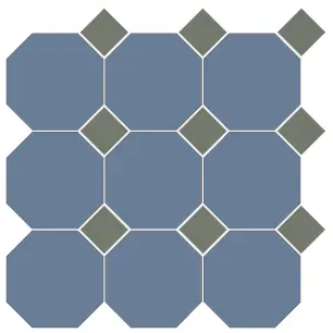[5FB100100REOT110] CESI FULL-BODY 10x10 OTTAGONO (op vel) Zaffiro-Giada (1m²/11vel/ds)