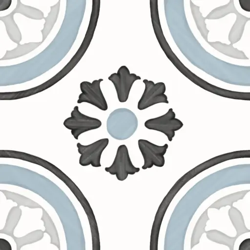 [1031085] NOHA MEDINA 12,3x12,3 Blue Dahlia (0,51m²/34st/doos)