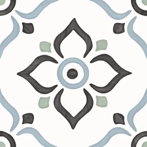 [1031086] NOHA MEDINA 12,3x12,3 Blue Garden (0,51m²/34st/doos)