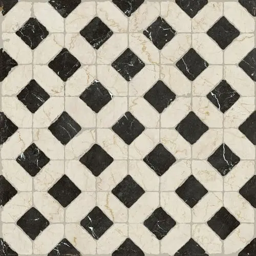 [UM6625-[T063]] CX 60x60 Marmorea Domus Aurea Nero Marquina (1,08m²/3st/doos)