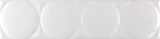 [MW4531-[T165]] CX 11,25x45 Cevica Waves Circle White (0,61m²/12st/doos)
