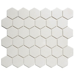[LOH1010S] TMF LONDON (LOH1010S) Hexagon Super Wit 51x59mm (0,91m²/10vel/doos)