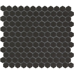 [LOH2017] TMF LONDON (LOH2017) Hexagon Zwart 23x26mm (0,78m²/10vel/doos)