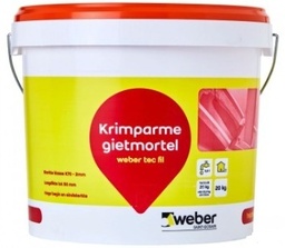 [1601008380] WEBER.TEC FIL RHINOFIL KRIMPARME GIETMORTEL 20kg