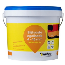 [1601008390] WEBER.FLOOR TON SLIJTVASTE EGALISATIE 20kg