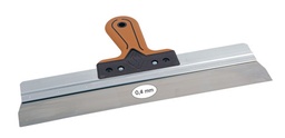 [0.080.22] SUPER PROF Spackmes aluminium 220mm RVS met Supersoft-handgreep
