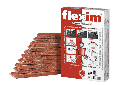 [1601008195] FLEXIM Dakmortel Rood (10 strips/ds)