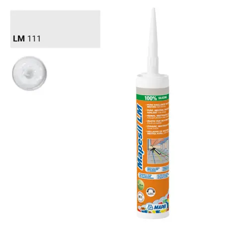 [40836027] MAPESIL LM 111 Silver Grey/Zilver Grijs koker 310ml (12st/ds)