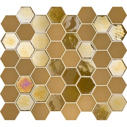 [VAL035] TMF VALENCIA (VAL035) Hexagon Mosterd 43x49x5mm (1m²/11vel/doos)