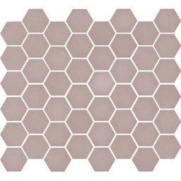 [VAL18M] TMF VALENCIA (VAL18M) Hexagon Roze 43x49x5mm (1m²/11vel/doos)