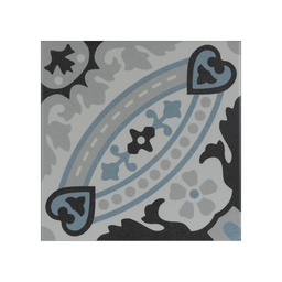 [RP2071] CX 20x20 Revoir Paris La Madeleine Flora Gris/Bleu (1m²/25st/doos)