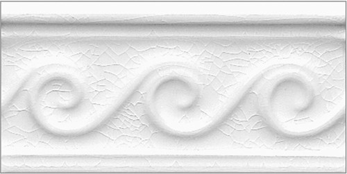 [SM0121] CX 7,5x15 Adex Modernista Relieve Olas C/C Blanco (per stuk)