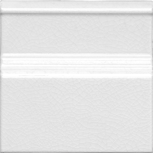 [SM0151] CX 15x15 Adex Modernista Rodapie Clasico C/C Blanco (per stuk)