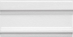 [SM0152] CX 7,5x15 Adex Modernista Cornisa Clasico C/C Blanco (per stuk)