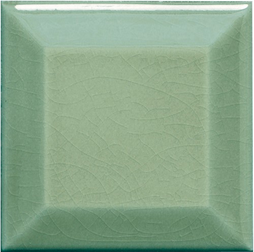 [SM0418] CX 7,5x7,5 Adex Modernista Biselado C/C Verde Claro (per stuk)