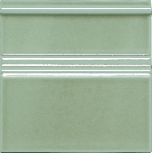 [SM0451] CX 15x15 Adex Modernista Rodapie Clasico C/C Verde Claro (per stuk)