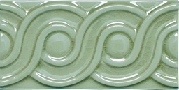 [SM0460] CX 7,5x15 Adex Modernista Relieve Clasico C/C Verde Claro (per stuk)