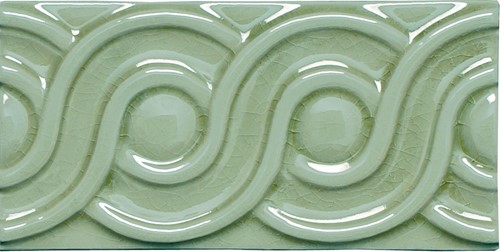 [SM0460] CX 7,5x15 Adex Modernista Relieve Clasico C/C Verde Claro (per stuk)