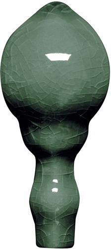 [SM0647] CX Adex Modernista Angulo Italiana No 3, C/C Verde Oscuro (per stuk)