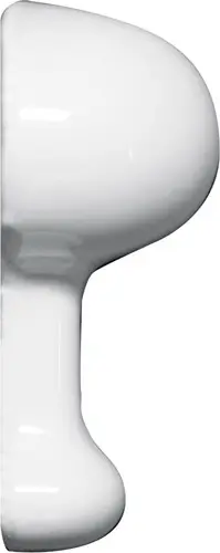 [SN0748-[R050]] CX Adex Neri Angulo Moldura Lisa Blanco Z (per stuk)