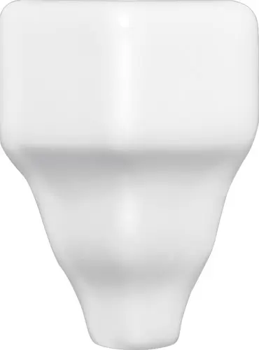 [SN0772-[R050]] CX Adex Neri Angulo Cornisa Clasico 3,5 Blanco Z (per stuk)