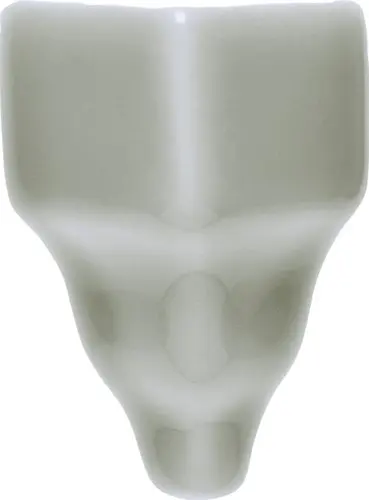 [SN1672-[R050]] CX Adex Neri Angulo Cornisa Clasico 3,5 Silver Mist (per stuk)