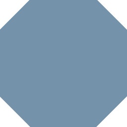 [43593-BEU] WINCKELMANS OCTAGONE 10x10 Bleu Uni (0,5m²/50st/doos) zonder cabochon