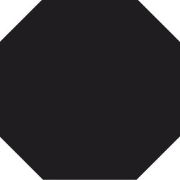[43586-NOI] WINCKELMANS OCTAGONE 10x10 Noir (0,5m²/50st/doos) zonder cabochon