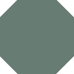 [43611-VEU] WINCKELMANS OCTAGONE 10x10 Vert Uni (0,5m²/50st/doos) zonder cabochon