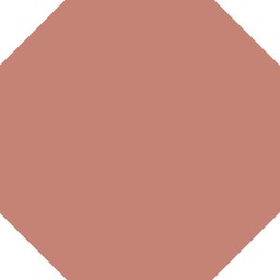 [43606-RSV] WINCKELMANS OCTAGONE 10x10 Vieux Rose (0,5m²/50st/doos) zonder cabochon