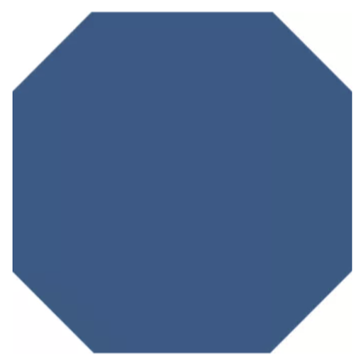 [43870-BEN] WINCKELMANS OCTAGONE 15x15 Bleu Nuit (0,56m²/25st/doos) zonder cabochon