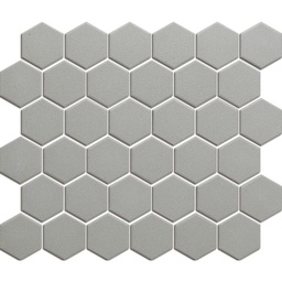 [LOH1015] TMF LONDON (LOH1015) Hexagon Donker Grijs 51x59mm (0,91m²/10vel/doos)