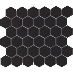 [AFH13317] TMF BARCELONA (AFH13317) Hexagon Zwart 51x59mm (0,91m²/10vel/doos)