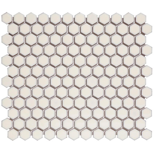 [AMH23010] TMF BARCELONA (AMH23010) Hexagon Wit 23x26mm (0,78m²/10vel/doos)